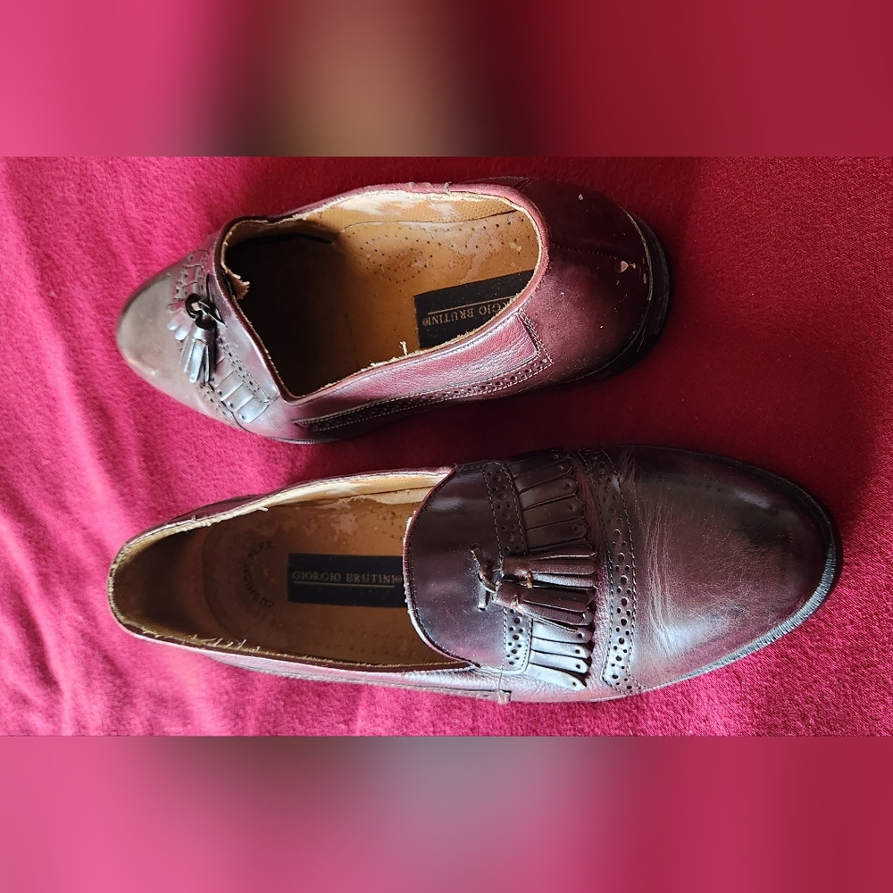 Leather shoes for men